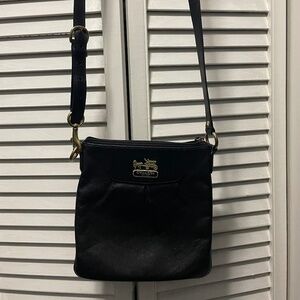 Coach Carriage Madison Crossbody Bag Adjustable Strap Black